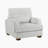 Soliz 43" Track Arms Textured Microfiber Chair