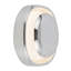 Pebble 8-in Silver dimmable LED Wall Sconce-127753473