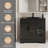 Breonica 36" Single Bathroom Vanity With Black Sink Top, Faucet And Drain, Hand Painted-201275962