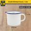 1L Enamelware Milk Pan-96338154