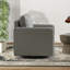 Fauteuil d'appoint large rembourré et pivotant avec siège de rangement-682565244