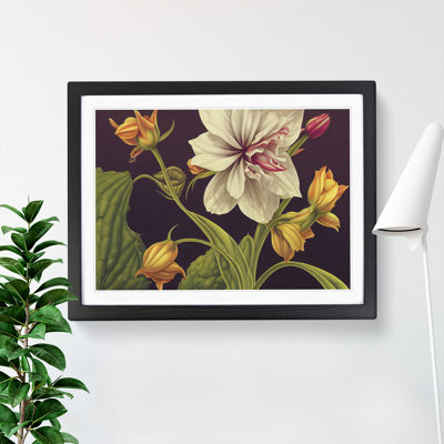 Pleasing Vintage Flowers - Single Picture Frame Print