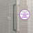56-60"Wx76"H Sliding Glass Shower Door with 5/16" Clear Tempered Glass, Brushed Nickel Hardware-103352379