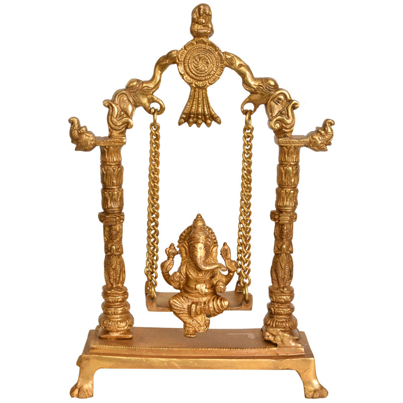 Lord Ganesha sur une balançoire éléphant