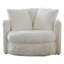 Fauteuil d'appoint pivotant Rane, revêtement en chenille extra doux de 49 po-123296067