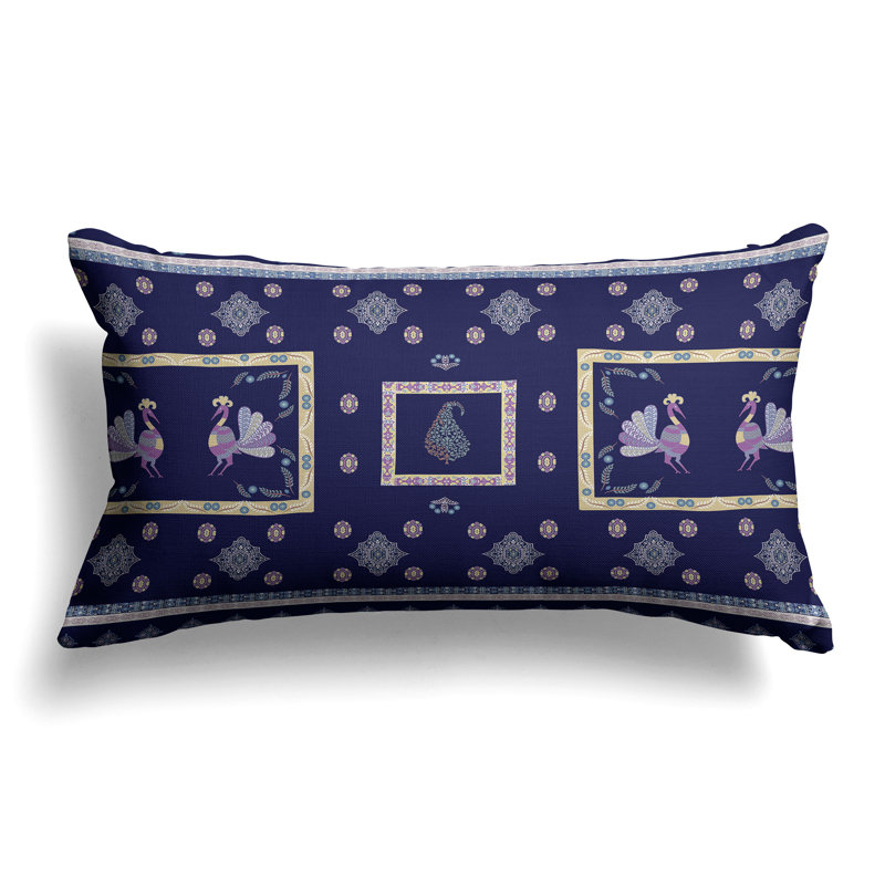 Coussin Wildflower, Navy