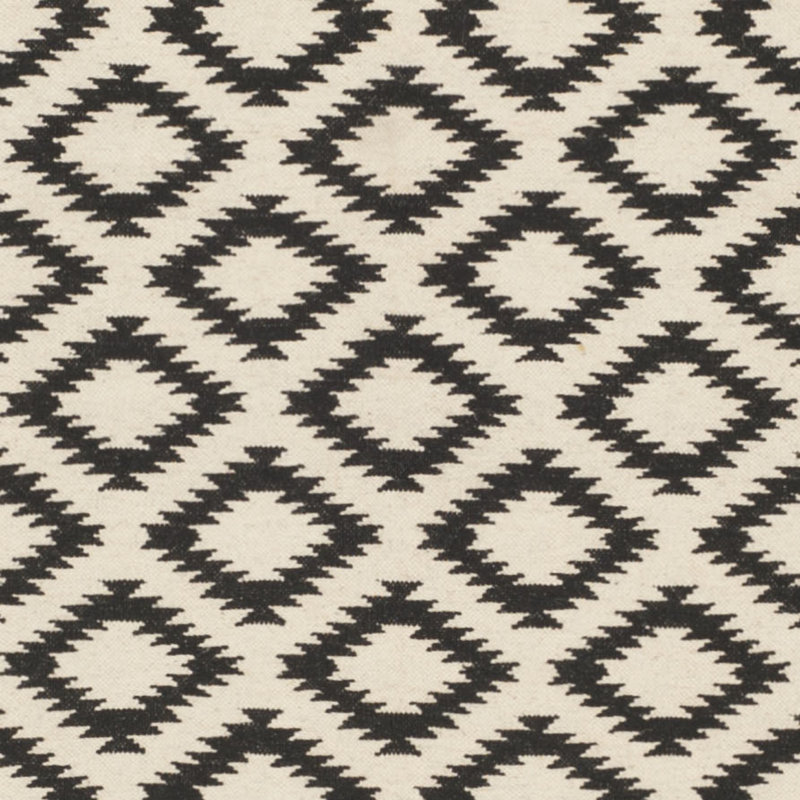 Feliciano Geometric Wool Hand Woven Area Rug, Rectangle 122 x 183 cm