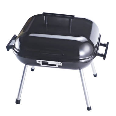 Outsunny 19” Steel Porcelain Portable Outdoor Charcoal Barbecue Grill