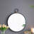 Wall Mirror with Black Frame