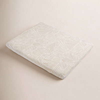 Oat Stripe Muslin All-Stages Midi Crib Sheet in GOTS Certified Organic Cotton
