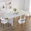 Ensemble de 4 chaises blanches, style Mid-Century-229005786