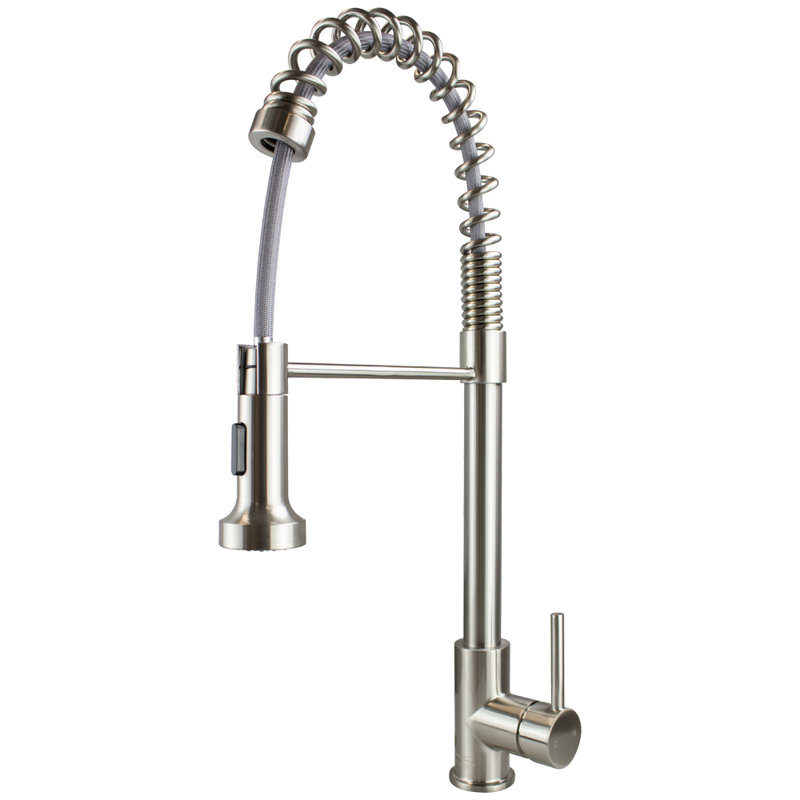 Transolid Cuisine Pro Pull Down Kitchen Faucet, Luxe Stainless