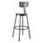 Backed Ergonomic Industrial Stool Footring-1113233189