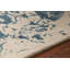 Tapis brun clair / bleu sarcelle à motif Donielle