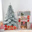 Sapin de Noël artificiel vert/blanc enneigé 6 '