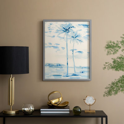 Coconut Grove I, reproduction encadrée - bois massif