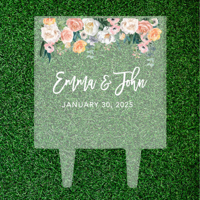 Acrylic Cake Topper