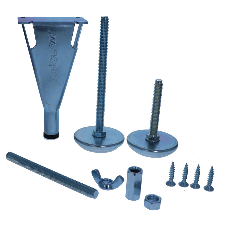 bedCLAW Unibody Adjustable Height Centre Support Leg for Bed Frame Slats