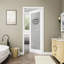 Porte d'intérieur pour porte de salle de bain en verre givré 1-Lite-113909129-114077148