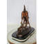 Statue Nifao Brand - méchant poney en bronze par Frederic Remington | Sculpture de cowboy et de cheval sauvage | Coulée de cire perdue | Décoration d'art occidental 19 po x 11 po x H 23 po