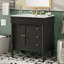 Meuble-lavabo moderne de 30 po, conception à fermeture douce, tablette ajustable en U, lavabo en céramique-1616874398