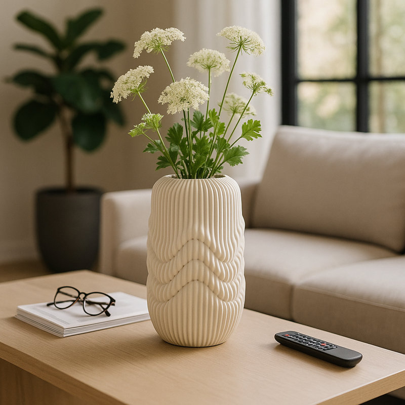 Alaina Handmade Table Vase, 14" H x 9" W x 9" D