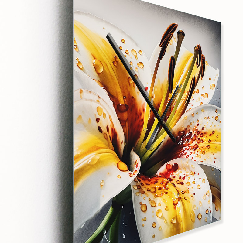 Lily Serenade - Horloge murale, H 32 po x l 24 po x P 1 po