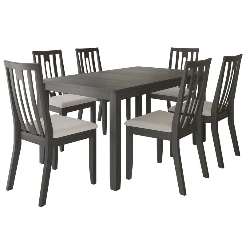 Ensemble repas 6 personnes Ocossio, Gris