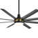 Jamii-Leigh Large Indoor/Covered Outdoor Modern Ceiling Fan with Led Lights and Remote, 6-Speed, Reversible Quiet DC Motor, Timer, 8-ABS-Blade