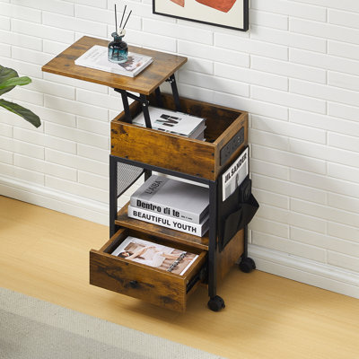 40cm W Manufactured Wood Bedside Table