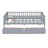 Kallel Daybed with Two Drawers and Guardrails-506472916-506472917