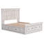 Grand lit avec rangement Fenderport