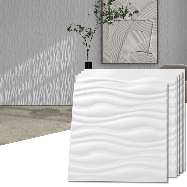 Porter-Mahoney 19.7" x 19.7" 3D Wall Panel (12-pack)