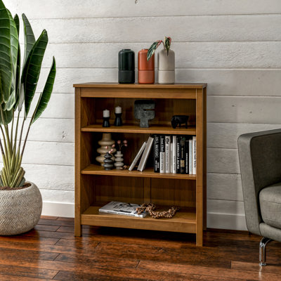 Classic Shaker Style Solid Wood Bookcase by Latitude Run