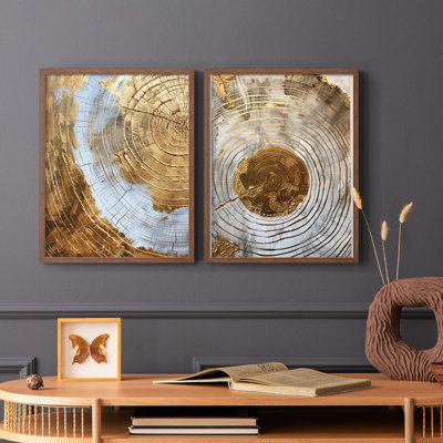 ABSTRACT Series Cxxvii - reproduction encadrée de qualité supérieure - prête à être accrochée - aucun clou requis - aucun clou requis
