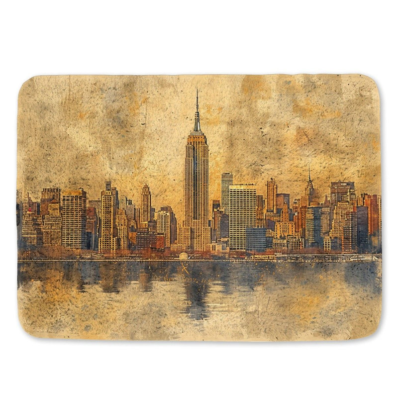 Tapis de bain en microfibre / microsuède Jontelle, L 21 po x L 34 po