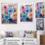 «Purple Tranquil Petals V», reproduction sur toile-1464117933-1464117945