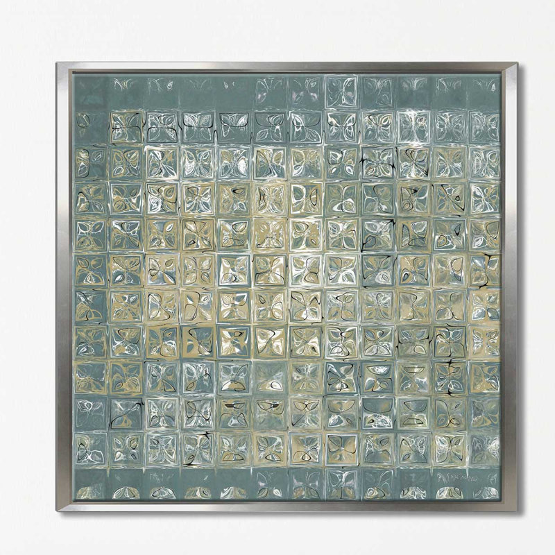 « tile art #2 2013 », reproduction d’impression sur toile encadrée, H 21,5 po x l 21,5 po