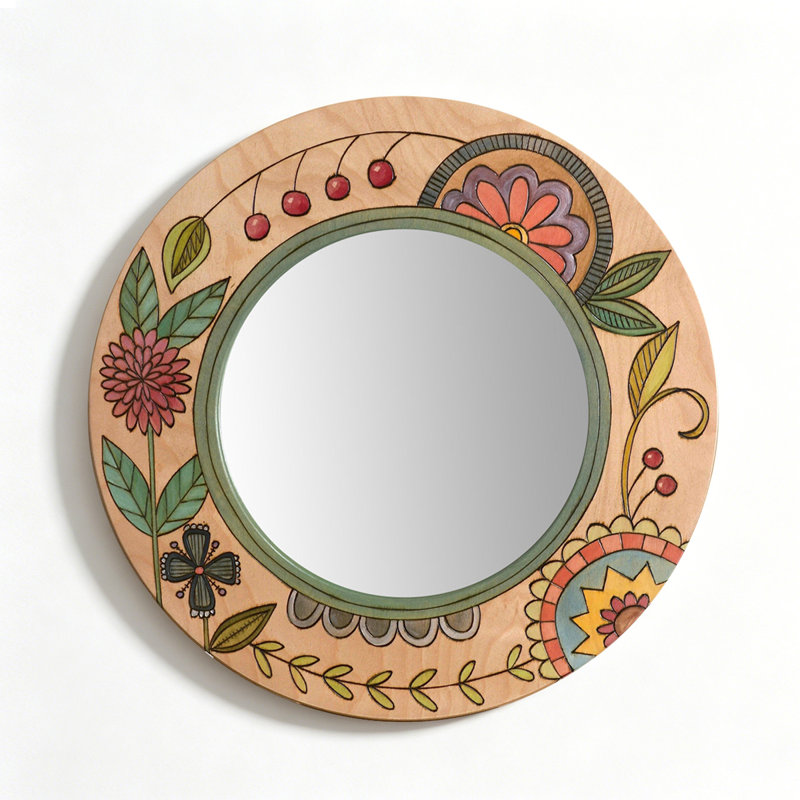 Miroir mural Roung, L 15,75 po x H 15,75 po