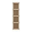 Porte-serviettes Chidester H 31,1 po, 5 tablettes, chêne naturel / beige - Salle de bain