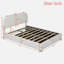 Lit plateforme tapissier avec système de rangement hydraulique Semmie-2071492248-2071492454