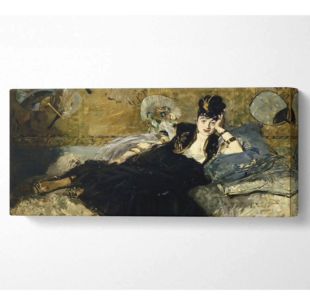 Manet Frau mit Fächer - Druck