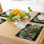 Ensemble de 4 napperons Ambesonne Monstera