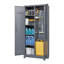 Armoire de rangement en métal, armoire à outils de nettoyage avec porte verrouillable, grande armoire de rangement, armoire d'entrée-108813419