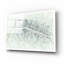 Art mural en verre Wrought Studio ™ «Watercolor Wanderlust Paris Mint» par Laura Marshall-262182734