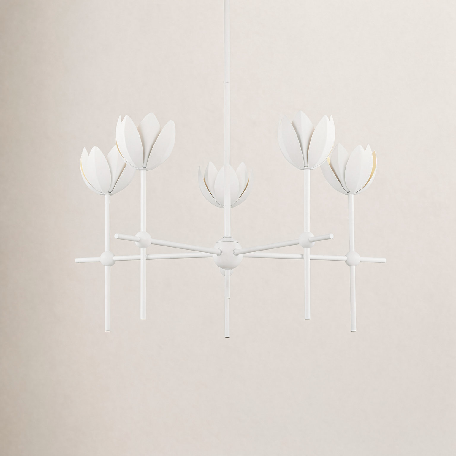 Wolfe 5-Light Chandelier, Natural