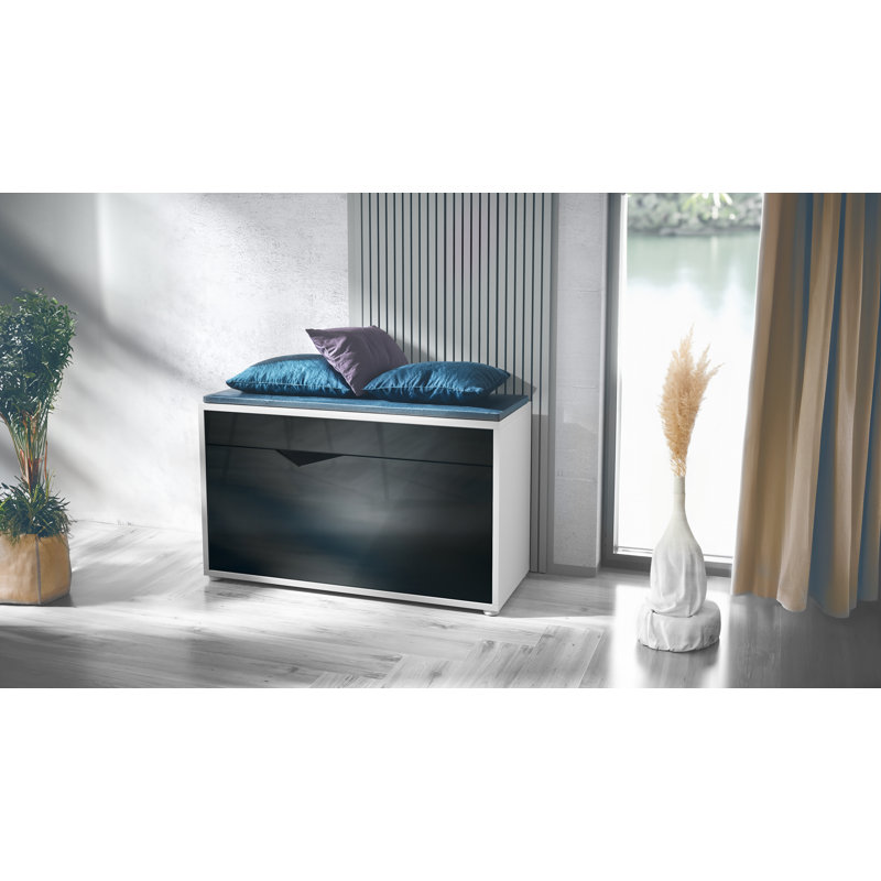 Seph Storage Bench, Matt white/Black
