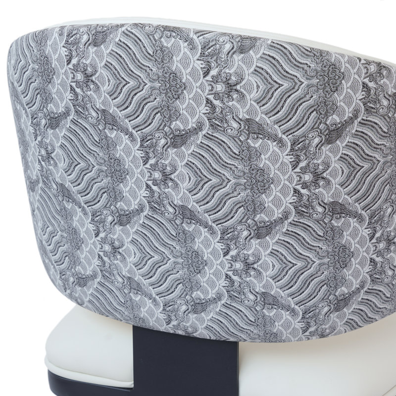 Chaise d'appoint moderne (ensemble de 2), Beige