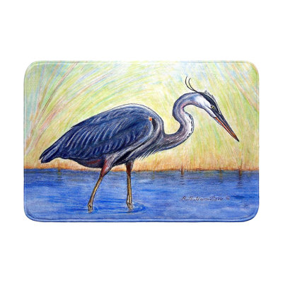 Tapis de bain Blue Heron