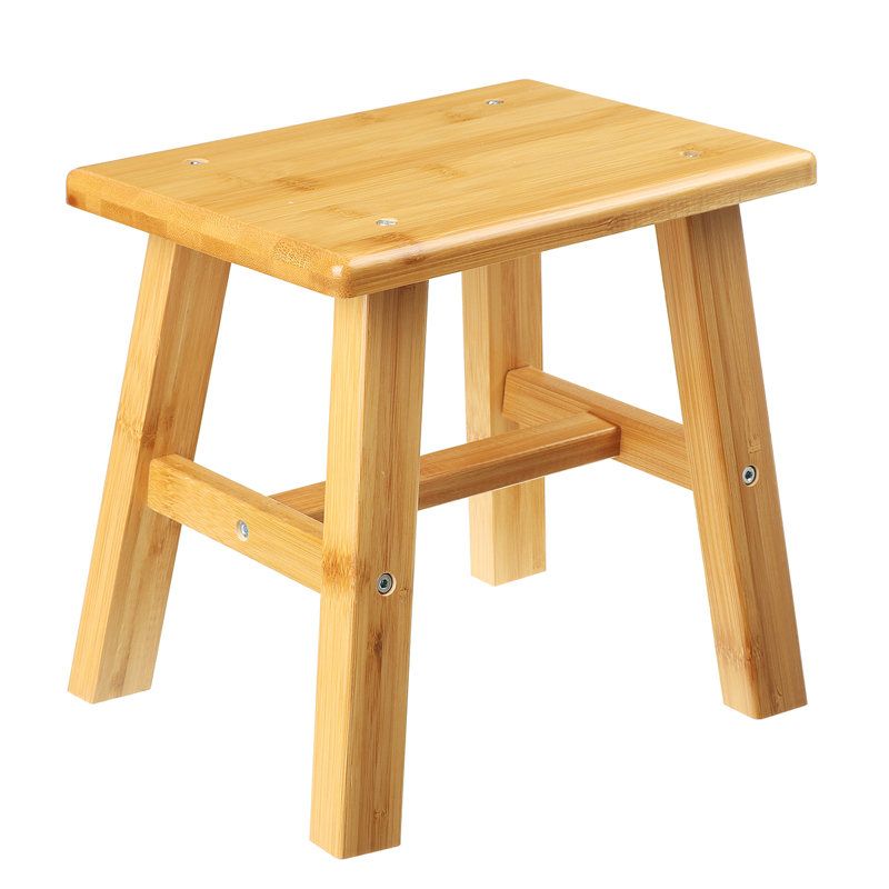 Boren Solid Wood Accent Stool